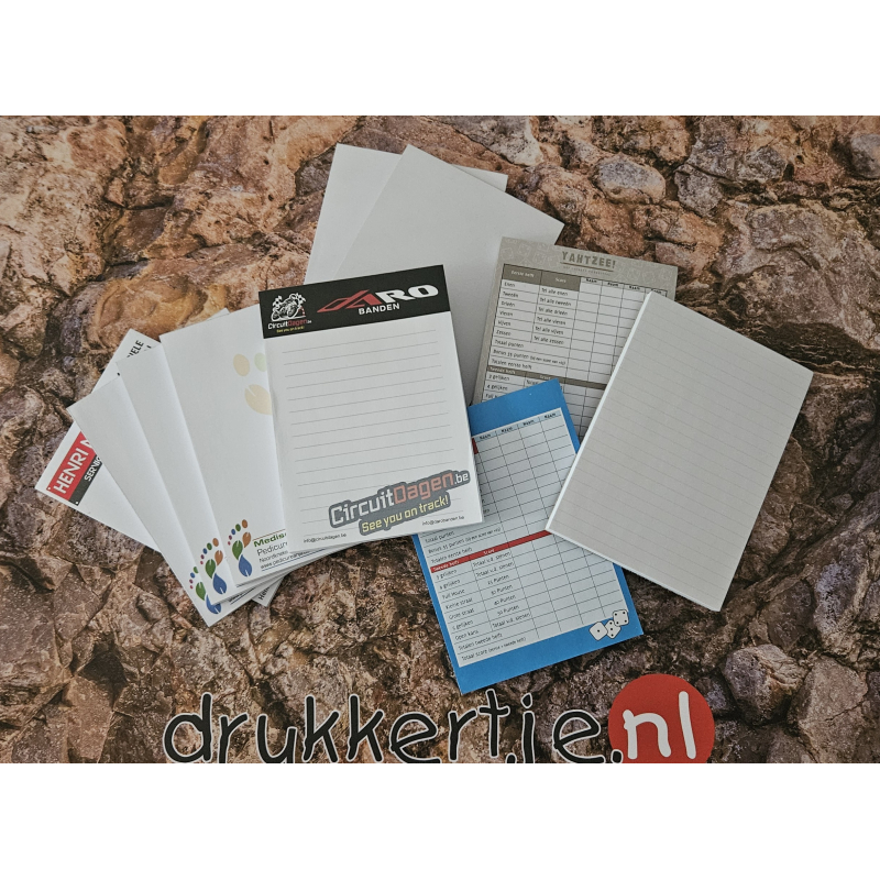 Schrijfblok A4 / Notitieblok A4 met 50 vel (binnen 5 werkdagen)