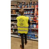 SAFETY JACKET 1,5 METER DISTANCE (CUSTOMIZED PRINT)