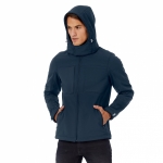 Hooded softshell mannen