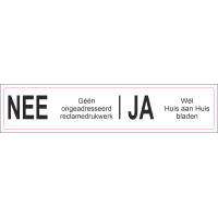 NEE / JA STICKER 1