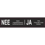 NEE / JA STICKER 2