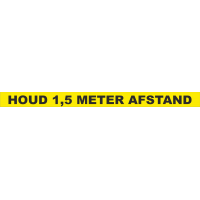 STANDAARD STICKER 60 CM X 6 CM HOUD 1,5 METER AFSTAND