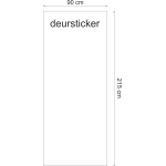 Easy Deur Sticker 215 cm x 90 cm
