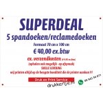 SUPERDEAL SPANDOEKEN 70 CM X 100 CM